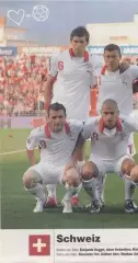 постер А4 футбол зб.Швейцарія 2010 Кікер /Switzerland natio.football team poster