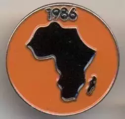 футбол.клуб Блек Африка (Намібія) важмет /Black Africa SC,Namibia football badge