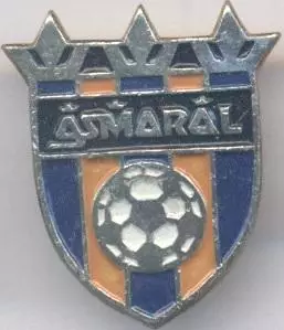 5шт футбол.клуб Асмарал Мос. (Рос.) алюміній / Asmaral Mos., Rus.football badges