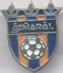 5шт футбол.клуб Асмарал Мос. (Рос.) алюміній / Asmaral Mos., Rus.football badges