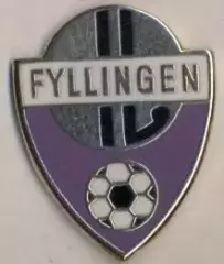 футбол.клуб Фюллінген (Норвегія ЕМАЛЬ/Fyllingen Bergen,Norway football pin badge