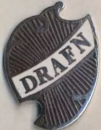 футбол.клуб Драфн (Норвегія) ЕМАЛЬ / SKB Drafn Drammen,Norway football pin badge