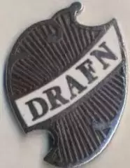 футбол.клуб Драфн (Норвегія) ЕМАЛЬ / SKB Drafn Drammen,Norway football pin badge