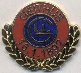 футбол.клуб Гейтхус (Норвегія) ЕМАЛЬ/Geithus IL,Norway football enamel pin badge