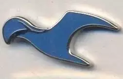 футбол.клуб Хйоугесунн (Норвегія)2 ЕМАЛЬ /FK Haugesund,Norway football pin badge