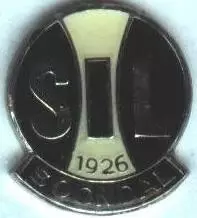 футбольний клуб Согндал (Норвегія) важмет / Sogndal IL,Norway football pin badge