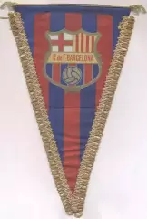 вимпел 25х16 футбол Барселона (Іспанія офіц?/FC Barcelona,Spain football pennant