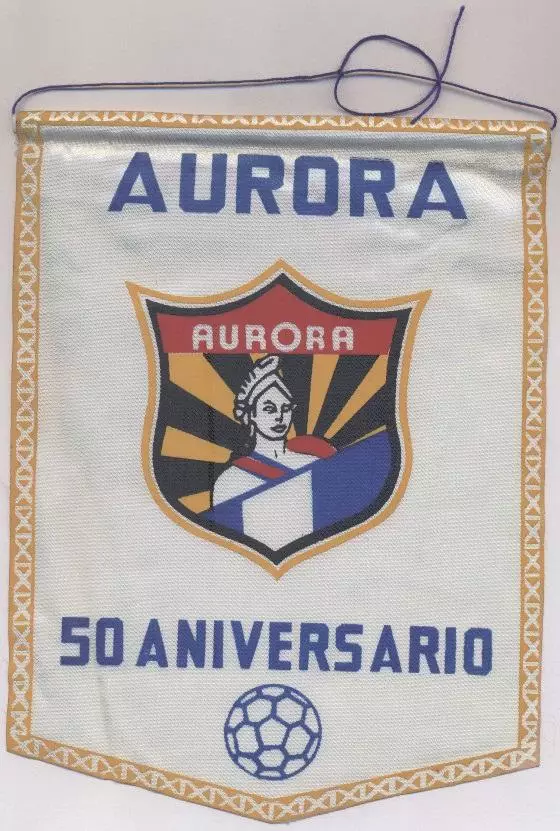 вимпел 24х18 футбол Аврора (Гватемала) офіц.? /Aurora,Guatemala football pennant