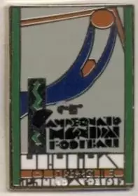 Чемп-т Світу ЧС-1930 емблема ЕМАЛЬ /World cup Uruguay football replica pin badge