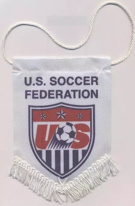 вимпел 15х11 федерація футболу2 США офіц./USA football-soccer federation pennant