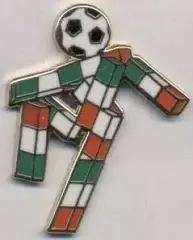 Чемп-т Світу ЧС-1990 талісман ЕМАЛЬ/World cup 1990 Italy mascot enamel pin badge