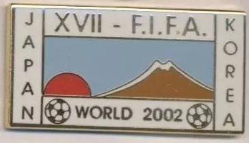 Чемп-т Світу 2002 (Японія-Корея) емблема2 ЕМАЛЬ / World cup 2002 Japan-Korea pin