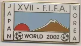 Чемп-т Світу 2002 (Японія-Корея) емблема2 ЕМАЛЬ / World cup 2002 Japan-Korea pin