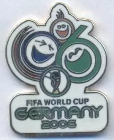 Чемп-т Світу ЧС-2006 (Німеччина) емблема1 ЕМАЛЬ/World cup 2006 Germany pin badge