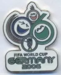 Чемп-т Світу ЧС-2006 (Німеччина) емблема1 ЕМАЛЬ/World cup 2006 Germany pin badge