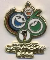 Чемп-т Світу ЧС-2006 (Німеччина) емблема2 ЕМАЛЬ/World cup 2006 Germany pin badge