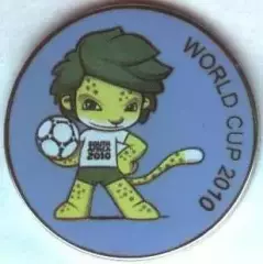 Чемпіонат Світу ЧС-2010 талісман 2 ЕМАЛЬ/World cup South Africa mascot pin badge