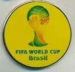 Чемпіонат Світу ЧС-2014 офіц.4 важмет / World cup Brazil football logo pin badge