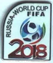 Чемп-т Світу ЧС-2018 презентаційна ембл. ЕМАЛЬ/World cup football logo pin badge