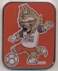 Чемпіонат Світу ЧС-2018 талісман 1 важмет / World cup football mascot pin badge