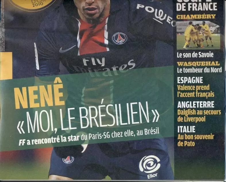 Золотий М'яч 2010-Мессі, спецвидан.France Football Ballon d'Or Golden Ball Messi 3