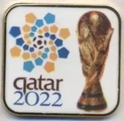 Чемп-т Світу ЧС-2022 емблема1 важмет / World cup 2022 Qatar football pin badge