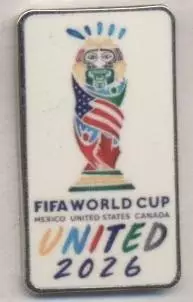Чемпіонат Світу ЧС-2026 емблема 3 важмет /World cup 2026 football logo pin badge