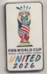 Чемпіонат Світу ЧС-2026 емблема 3 важмет /World cup 2026 football logo pin badge