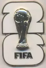 Чемпіонат Світу ЧС-2026 емблема'3D' ЕМАЛЬ/World cup 2026 football logo pin badge