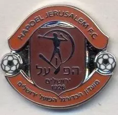 футбол.клуб Хапоель Єрусалим (Ізраїль ЕМАЛЬ/Hapoel Jerusalem,Israel football pin
