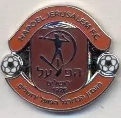 футбол.клуб Хапоель Єрусалим (Ізраїль ЕМАЛЬ/Hapoel Jerusalem,Israel football pin