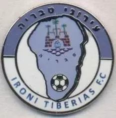 футбол.клуб Іроні Тіберіас (Ізраїль)1 ЕМАЛЬ / Ironi Tiberias,Israel football pin