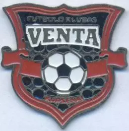 футбол.клуб Вента Куршенай (Литва) важмет /Venta Kursenai,Lithuania football pin