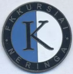 футбол.клуб Куршяй Нерінга (Литва) важмет/Kursiai Neringa,Lithuania football pin