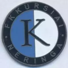 футбол.клуб Куршяй Нерінга (Литва) важмет/Kursiai Neringa,Lithuania football pin