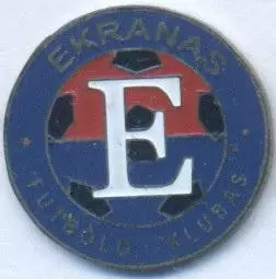 футбол.клуб Екранас (Литва важмет/Ekranas Panevezys,Lithuania football pin badge
