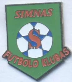 футбольний клуб Сімнас (Литва) важмет/ Simnas FK, Lithuania football pin badge