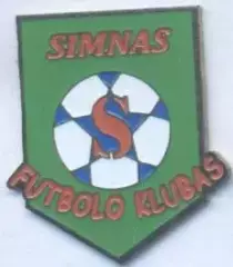 футбольний клуб Сімнас (Литва) важмет/ Simnas FK, Lithuania football pin badge