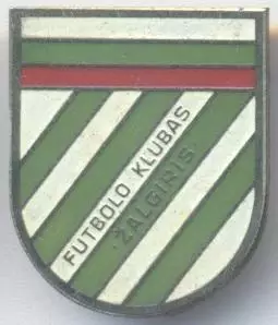 футбол.клуб Жальгіріс В.(Литва3 важмет/Zalgiris Vilnius,Lithuania football badge