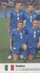 постер А4 футбол зб.Італія 2010 Кікер/Italy national football team Kicker poster