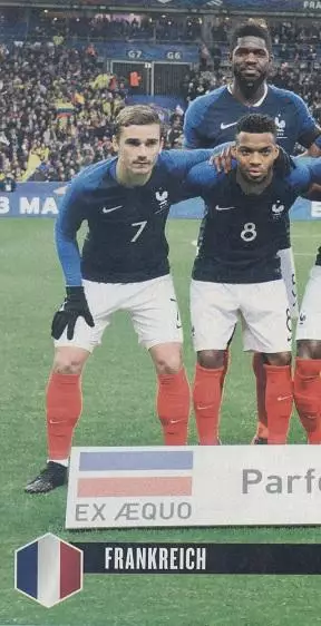 постер А4 футбол зб. Франція 2018 Кікер / France national football team poster