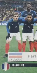 постер А4 футбол зб. Франція 2018 Кікер / France national football team poster