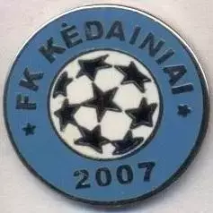 футбольний клуб Кедайняй (Литва) ЕМАЛЬ/FK Kedainiai,Lithuania football pin badge