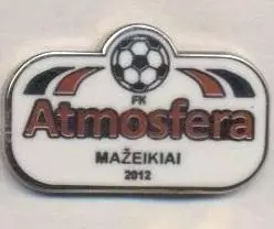 футбол.клуб Атмосфера Мажейкяй (Литва) ЕМАЛЬ/FK Atmosfera,Lithuania football pin