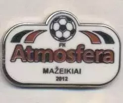 футбол.клуб Атмосфера Мажейкяй (Литва) ЕМАЛЬ/FK Atmosfera,Lithuania football pin
