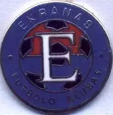 футбол.клуб Екранас (Литва3 ЕМАЛЬ/Ekranas Panevezys,Lithuania football pin badge