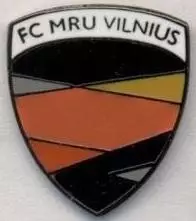 футбол.клуб МРУ Вільнюс (Литва) ЕМАЛЬ / MRU Vilnius,Lithuania football pin badge
