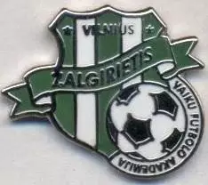 футбол.клуб Жальгірієтіс (Литва ЕМАЛЬ/Zalgirietis Vilnius,Lithuania football pin