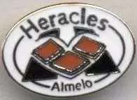 футбол.клуб Гераклес (Нідерл.) офіц.2 ЕМАЛЬ/Heracles Almelo,Netherl.football pin