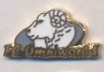 футбол.клуб Омніворлд Алмере (Нідерл.офіц. ЕМАЛЬ/FCO Almere,Netherl.football pin